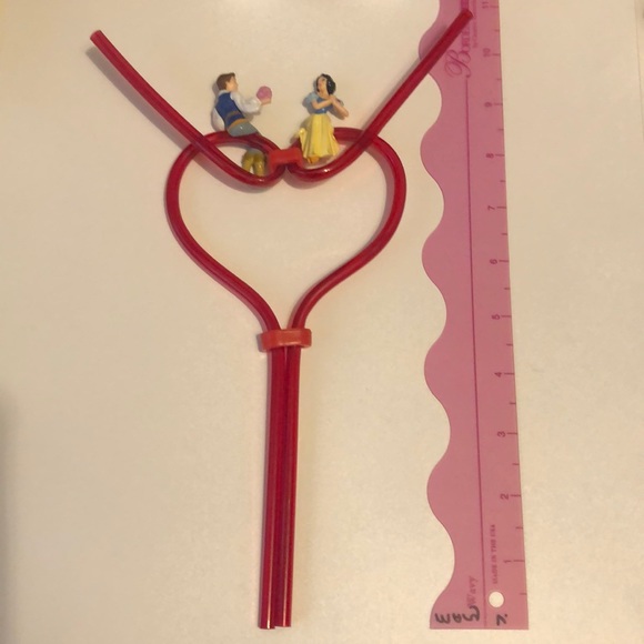 Disney Applause Collectable Vintage Snow White Straws - Picture 1 of 5